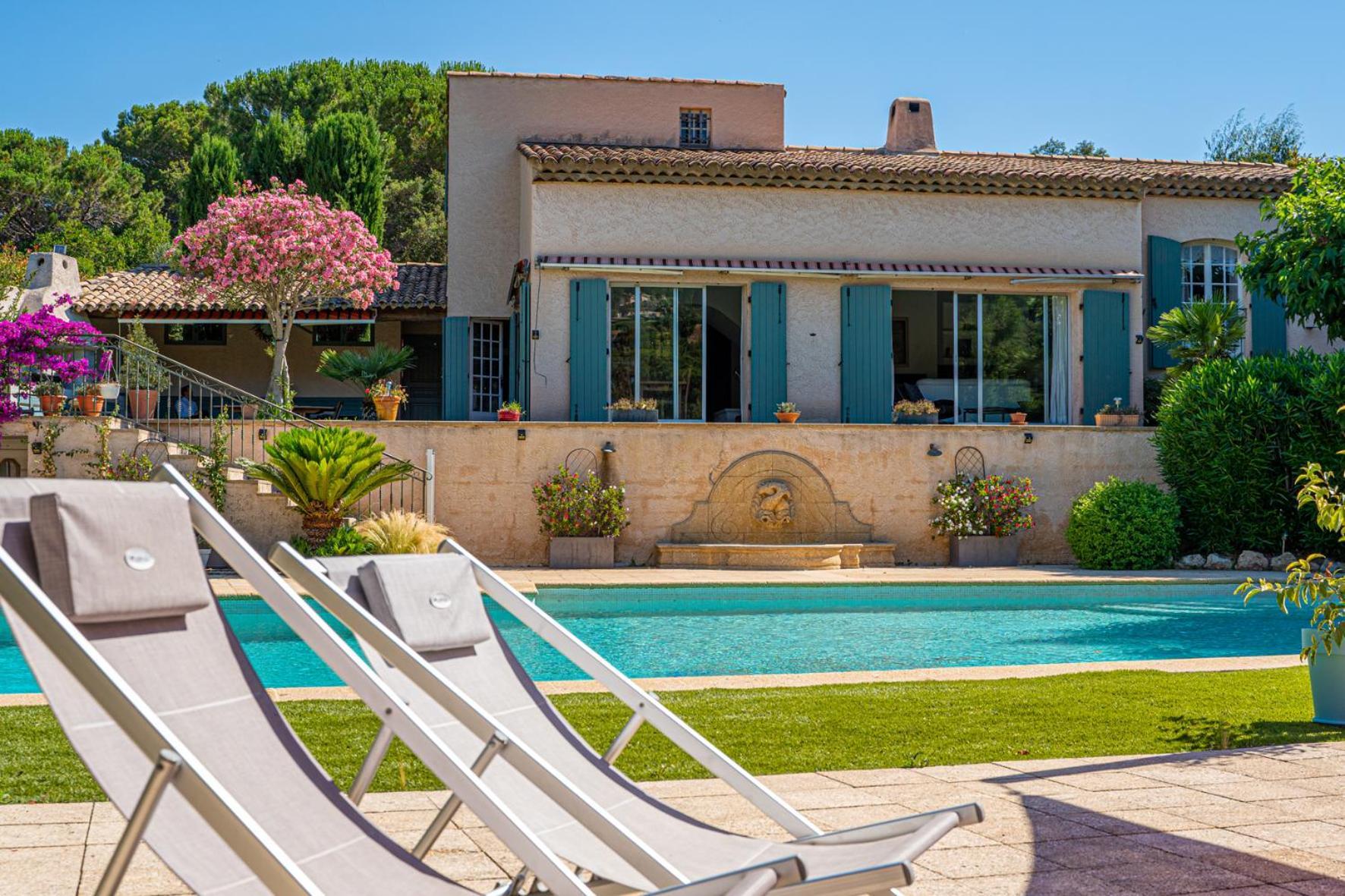 La Villa Romeo, Piscine Et Spa サント・マキシム エクステリア 写真