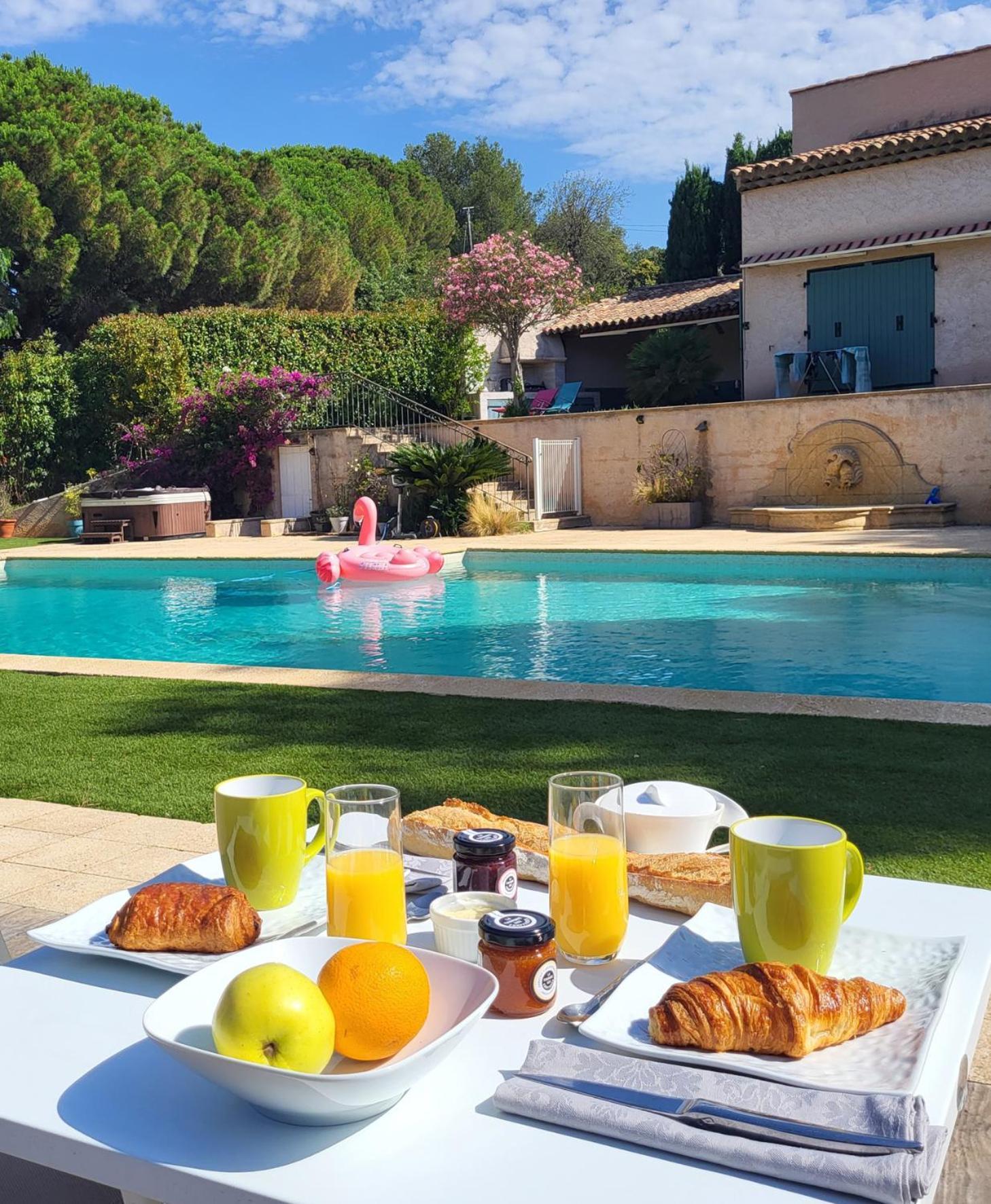 La Villa Romeo, Piscine Et Spa サント・マキシム エクステリア 写真